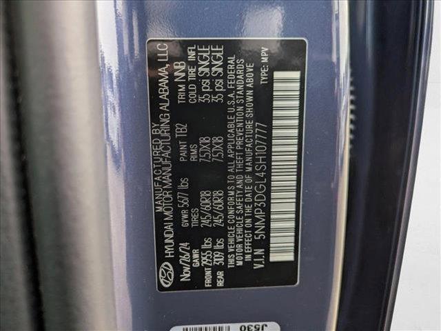 Photo of 2025 Atlantis Blue Hyundai SANTA FE