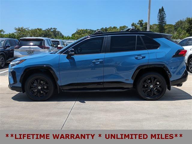 Photo of 2022 Cavalry Blue/Midnight Black Metallic Toyota RAV4 Hybrid