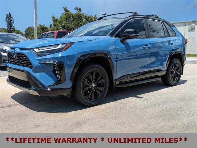 Photo of 2022 Cavalry Blue/Midnight Black Metallic Toyota RAV4 Hybrid