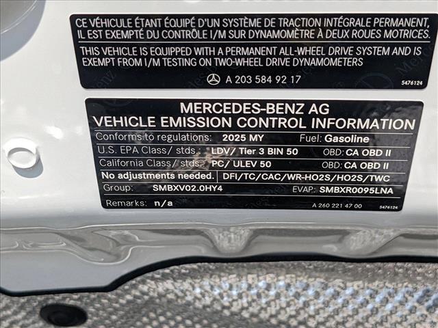 Photo of 2025 Polar White Mercedes-Benz AMG CLA 35