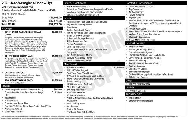 Photo of 2025 Granite Crystal Metallic Clearcoat Jeep Wrangler