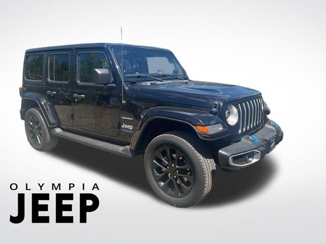 Photo of 2022 Black Clearcoat Jeep Wrangler Unlimited 4xe