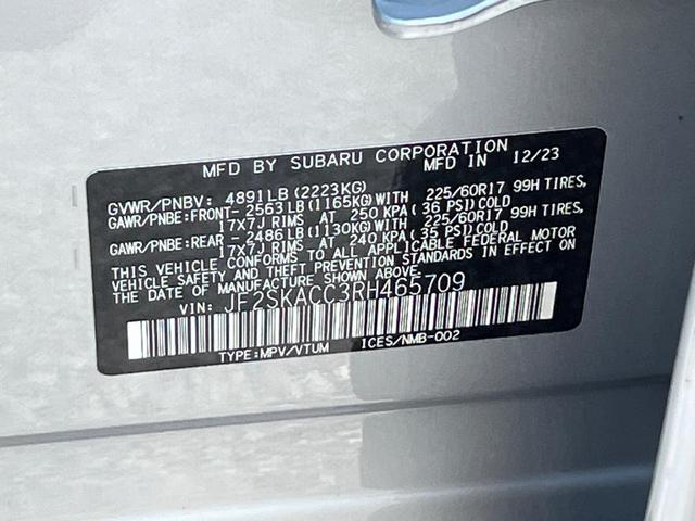 Photo of 2024 Ice Silver Metallic Subaru Forester