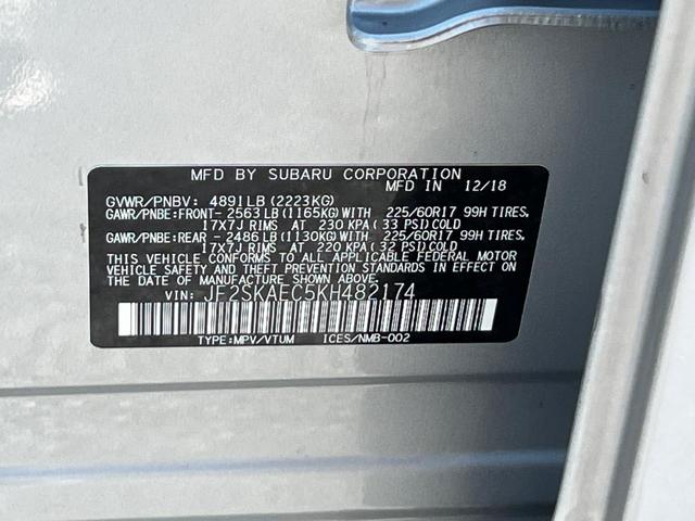 Photo of 2019 Ice Silver Metallic Subaru Forester