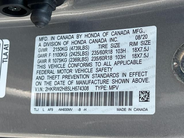 Photo of 2020 Modern Steel Metallic Honda CR-V