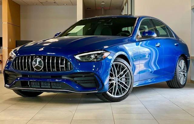Photo of 2023 Starling Blue Metallic Mercedes-Benz AMG C 43