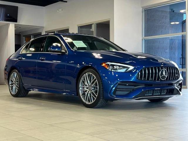 Photo of 2023 Starling Blue Metallic Mercedes-Benz AMG C 43