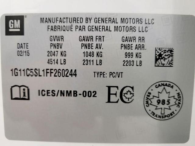 Photo of 2015 WHITE Chevrolet Malibu