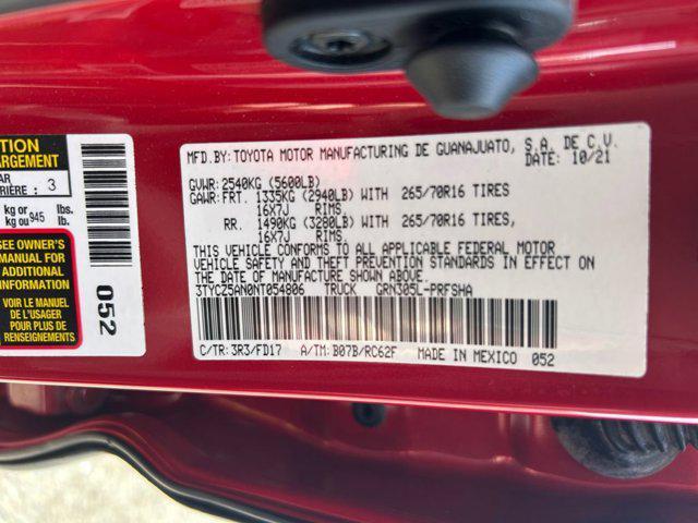 Photo of 2022 Barcelona Red Metallic Toyota Tacoma