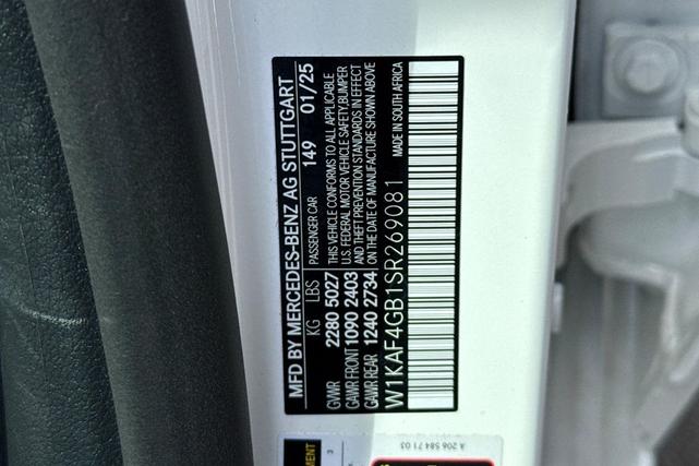 Photo of 2025 Polar White Mercedes-Benz C-Class