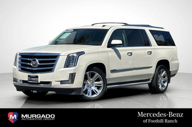 Photo of 2015 White Diamond Tricoat Cadillac Escalade ESV