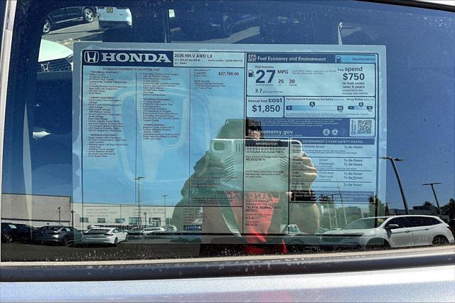 Photo of 2026 Solar Silver Metallic Honda HR-V