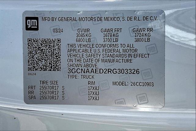 Photo of 2024 Summit White Chevrolet Silverado 1500