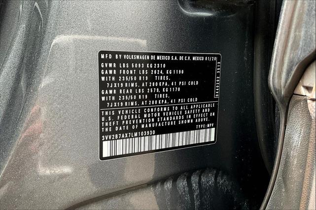 Photo of 2020 Platinum Gray Metallic Volkswagen Tiguan