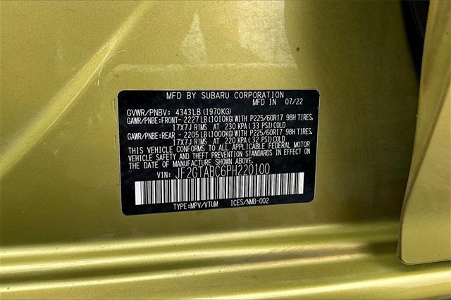 Photo of 2023 Plasma Yellow Pearl Subaru Crosstrek