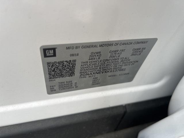Photo of 2019 Summit White Chevrolet Equinox