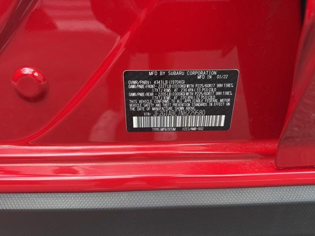 Photo of 2022 Pure Red Subaru Crosstrek
