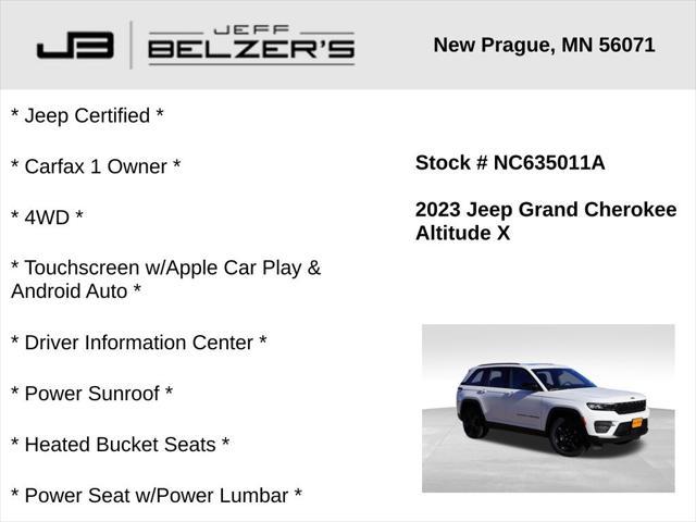 Photo of 2023 Bright White Clearcoat Jeep Grand Cherokee