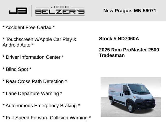 Photo of 2025 Bright White Clearcoat RAM ProMaster 2500