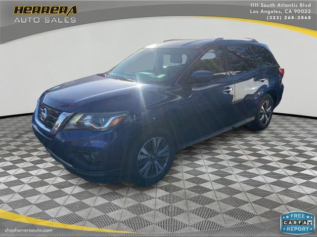 Photo of 2017 Caspian Blue Nissan Pathfinder
