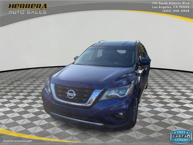 Photo of 2017 Caspian Blue Nissan Pathfinder