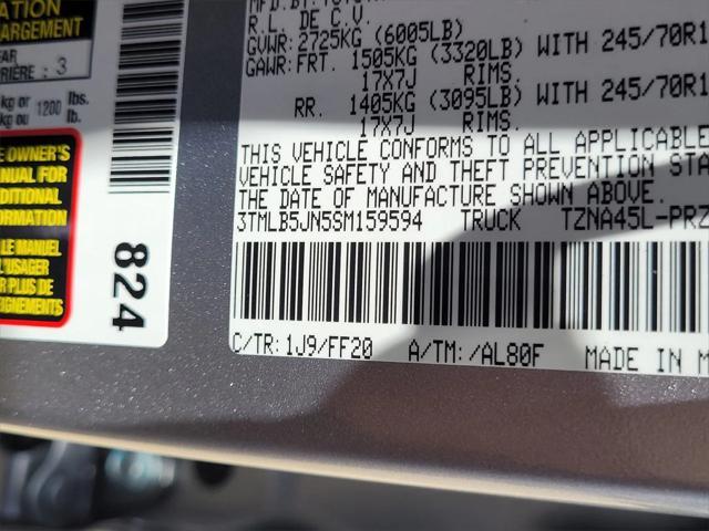Photo of 2025 Celestial Silver Toyota Tacoma