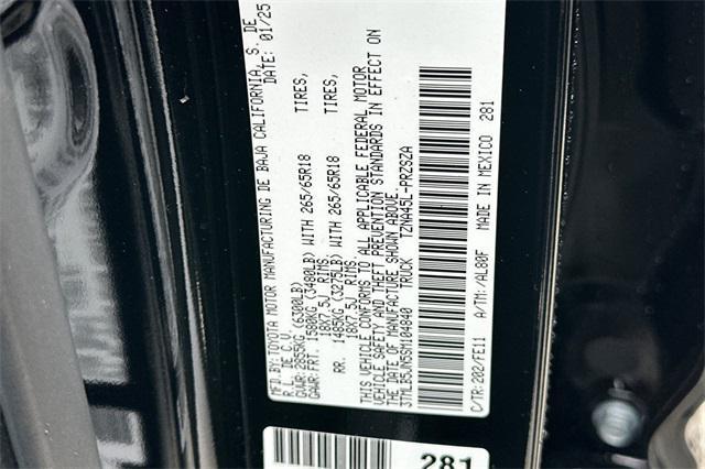 Photo of 2025 Black Toyota Tacoma