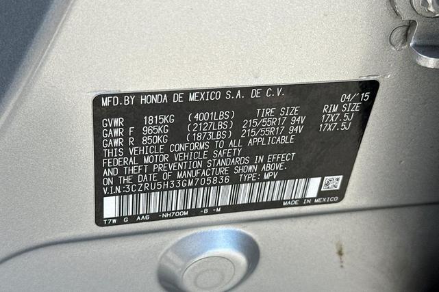 Photo of 2016 Alabaster Silver Metallic Honda HR-V