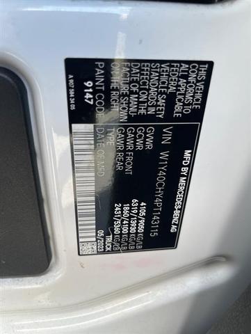 Photo of 2023 White Mercedes-Benz Sprinter 2500