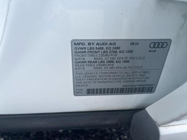 Photo of 2021 Ibis White Audi Q5