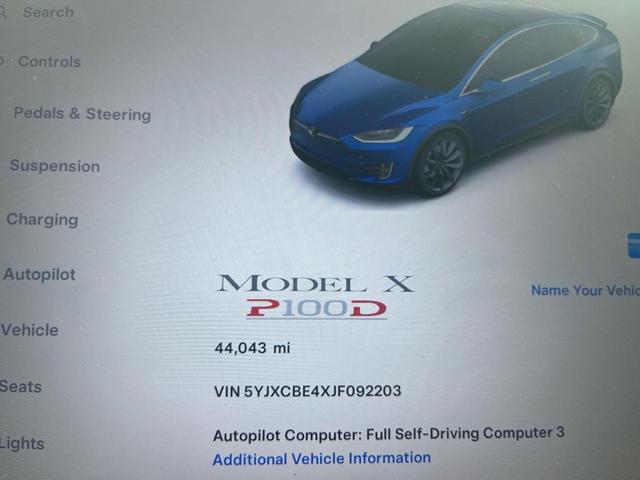 Photo of 2018 Blue Tesla Model X