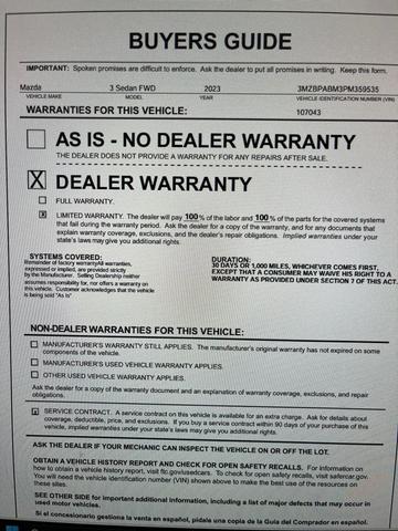 Photo of 2023 Jet Black Mica Mazda Mazda3