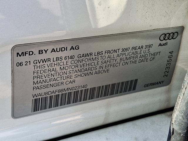 Photo of 2021 Glacier White Metallic Audi A8