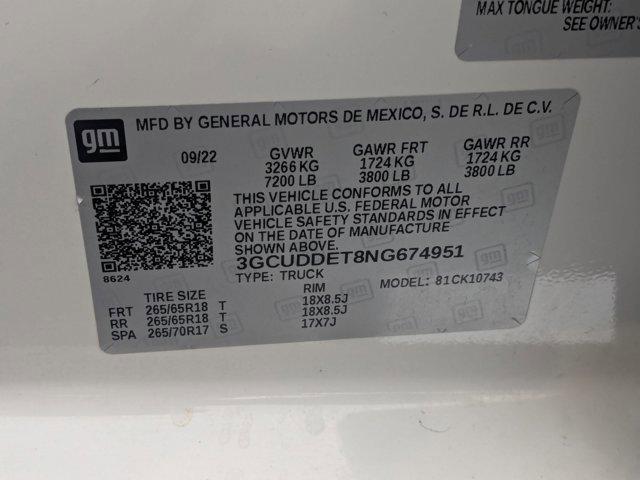 Photo of 2022 Summit White Chevrolet Silverado 1500