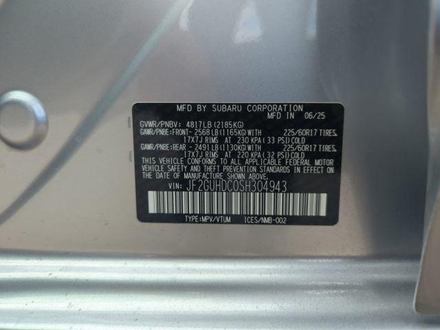Photo of 2025 Ice Silver Subaru Crosstrek