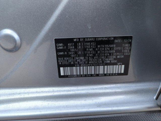 Photo of 2025 Ice Silver Subaru Crosstrek