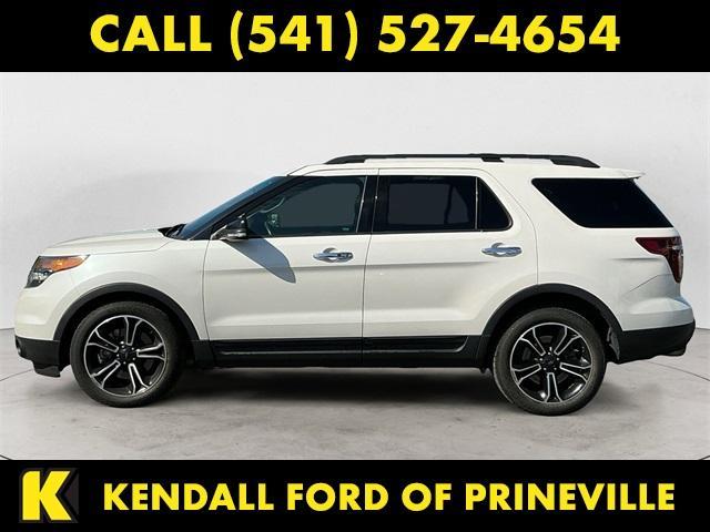 Photo of 2014 White Platinum Clearcoat Metallic Ford Explorer