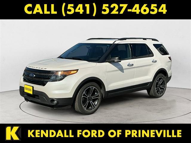Photo of 2014 White Platinum Clearcoat Metallic Ford Explorer