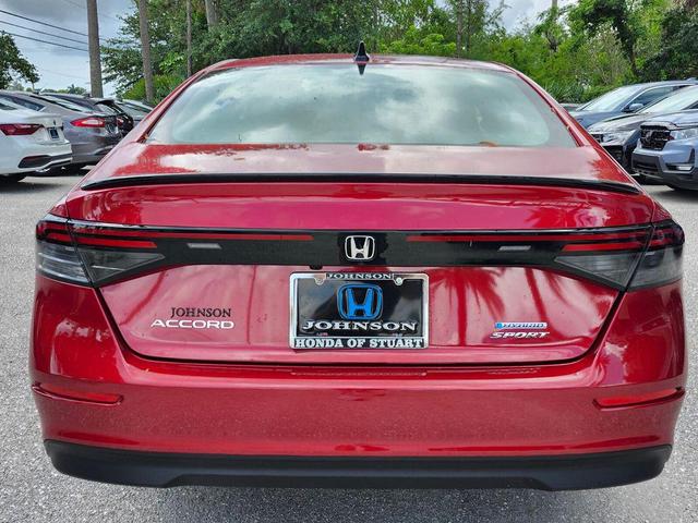 Photo of 2025 Radiant Red Metallic Honda Accord Hybrid