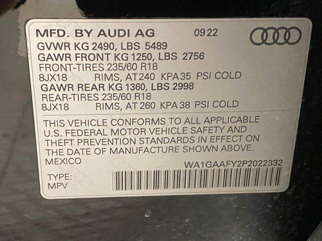 Photo of 2023 Mythos Black Metallic Audi Q5