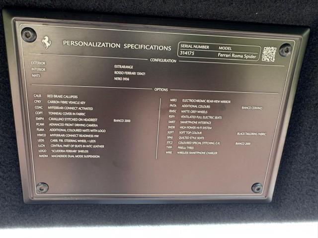 Photo of 2025 Bianco Cervino Ferrari Roma Spider