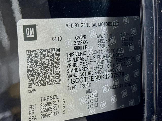 Photo of 2019 Black Chevrolet Colorado