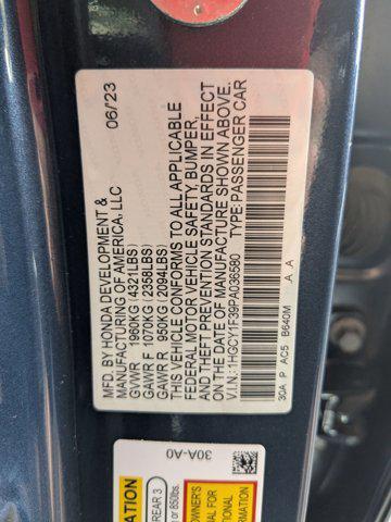 Photo of 2023 Canyon River Blue Metallic Honda Accord