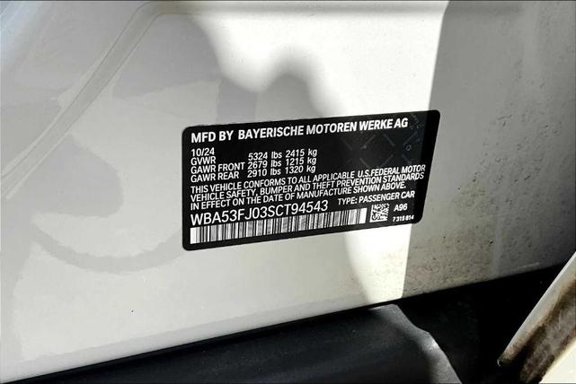 Photo of 2025 Mineral White Metallic BMW 530