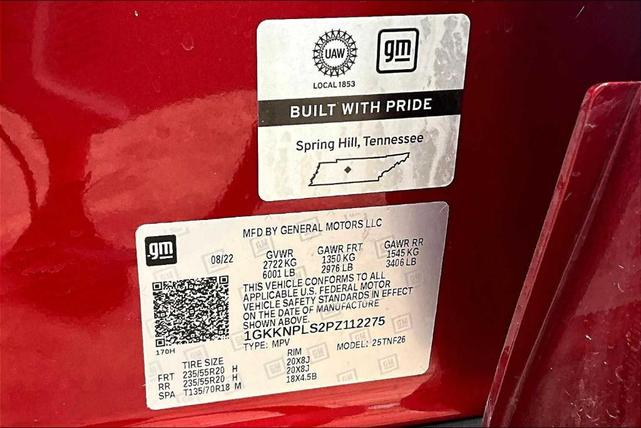 Photo of 2023 Volcanic Red GMC Acadia