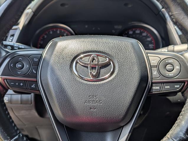 Photo of 2021 Galactic Aqua Mica Toyota Camry