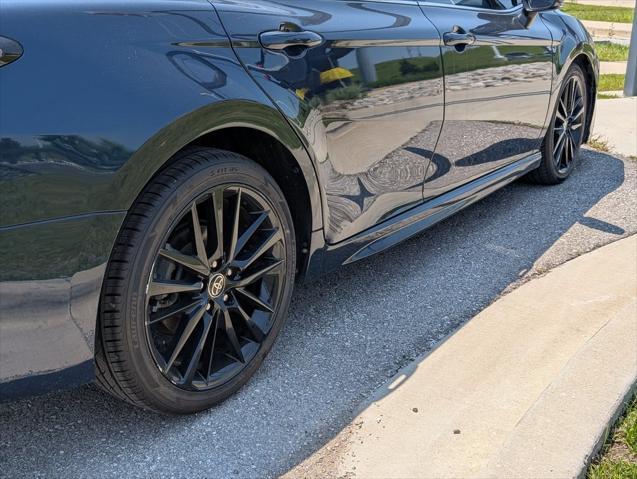 Photo of 2021 Galactic Aqua Mica Toyota Camry