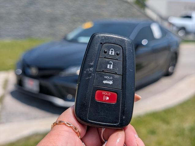 Photo of 2021 Galactic Aqua Mica Toyota Camry