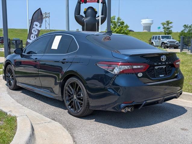 Photo of 2021 Galactic Aqua Mica Toyota Camry