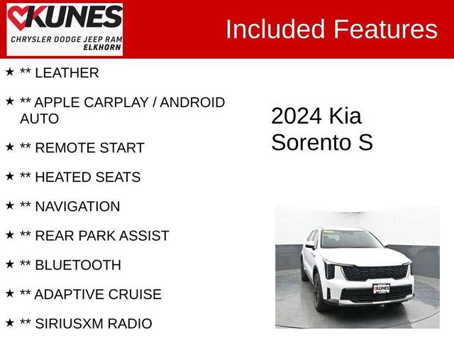 Photo of 2024 Glacial White Pearl Kia Sorento